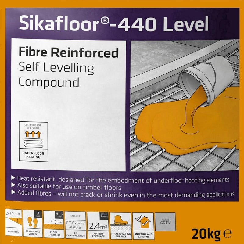 Sika Sikafloor 440 Level Fibre Reinforcing Floor Self Levelling